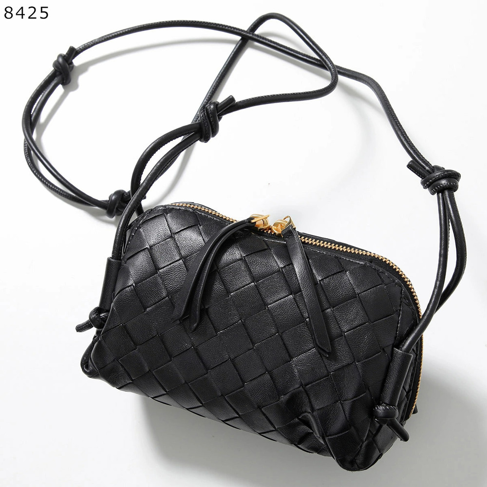 BOTTEGA VENETA Intrecciato Concert Pouch Shoulder Bag Leather